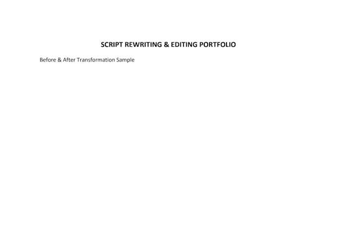 rewrite and improve your youtube script for better engagement